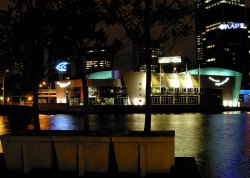 Melbourne Aquarium At Night