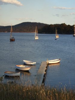 Boats Near Lymington, Tasmania