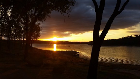 Sunset At Lake Boondooma 