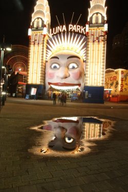 reflections - sydney luna park