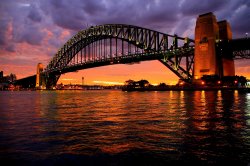 Sunset At Sydney Harbour