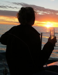 Western Australia Wine And Sunset