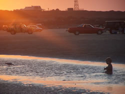 Baby at sunset - Cable Beach, Broome
