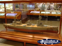 Glass Ship Display at Australian War Memorial . . . CLICK TO ENLARGE