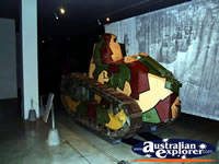 Australian War Memorial Camoflage Tank . . . CLICK TO ENLARGE