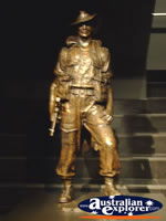 Australian War Memorial Gold Statue . . . CLICK TO ENLARGE