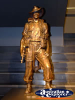 Australian War Memorial Soldier Sculpture . . . CLICK TO ENLARGE
