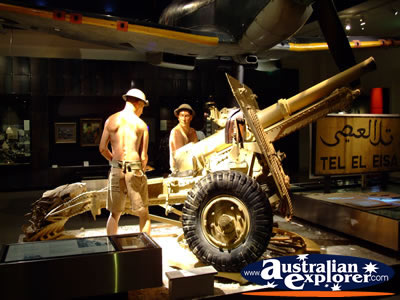 Australian War Memorial Mannequin War Scene . . . CLICK TO VIEW ALL AUSTRALIAN WAR MEMORIAL - MUSEUM POSTCARDS