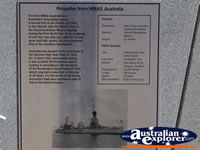 Australian War Memorial Propeller Sign . . . CLICK TO ENLARGE