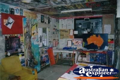 Aboriginal Embassy Display Inside . . . CLICK TO VIEW ALL ABORIGINAL EMBASSY POSTCARDS