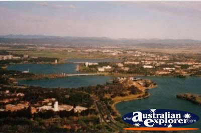 View Of Canberra City . . . CLICK TO VIEW ALL CANBERRA POSTCARDS