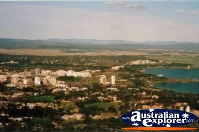 Closer View Of Canberra . . . CLICK TO VIEW ALL CANBERRA POSTCARDS