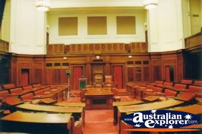 Old Parliament House Inside . . . CLICK TO VIEW ALL OLD PARLIAMENT HOUSE POSTCARDS