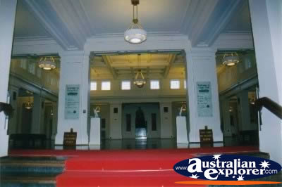 Inside the Old Parliament House in Canberra . . . CLICK TO VIEW ALL OLD PARLIAMENT HOUSE POSTCARDS