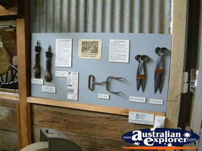 Corowa Museum Tools . . . CLICK TO VIEW ALL COROWA MUSEUM POSTCARDS