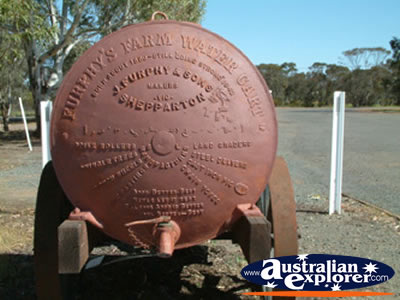 West Wyalong Waratah Village Water Cart from Behind . . . VIEW ALL WEST WYALONG PHOTOGRAPHS