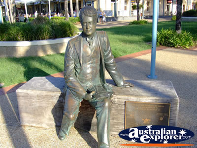 Port Macquarie Statue . . . CLICK TO VIEW ALL PORT MACQUARIE POSTCARDS