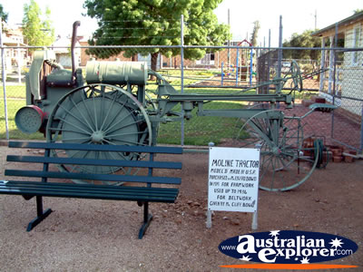 Canowindra Historical Museum Tractor . . . CLICK TO VIEW ALL CANOWINDRA HISTORICAL MUSEUM POSTCARDS