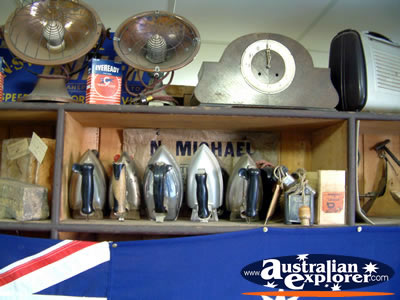 Canowindra Historical Museum Irons . . . VIEW ALL CANOWINDRA HISTORICAL MUSEUM PHOTOGRAPHS