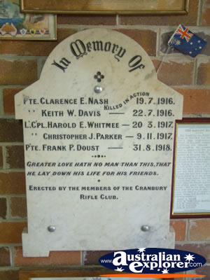 Canowindra Historical Museum Memorial . . . VIEW ALL CANOWINDRA HISTORICAL MUSEUM PHOTOGRAPHS