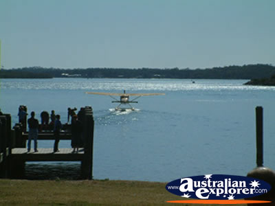 Sea Plane at Forster . . . CLICK TO VIEW ALL FORSTER POSTCARDS