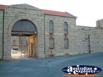 Trial Bay Gaol Entrance . . . CLICK TO VIEW ALL TRIAL BAY (GAOL) POSTCARDS