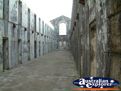 Cell Block . . . CLICK TO VIEW ALL TRIAL BAY (GAOL) POSTCARDS