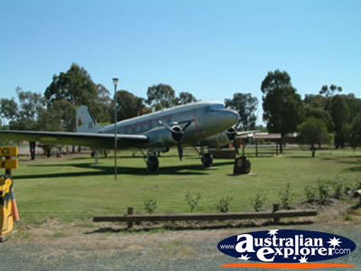 West Wyalong Plane . . . CLICK TO VIEW ALL WEST WYALONG POSTCARDS