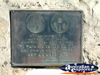 Plaque at the at the rest stop on the road to Wilcannia . . . CLICK TO ENLARGE