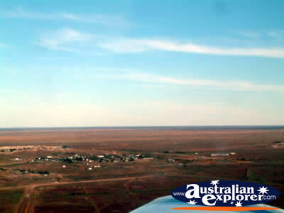 White Cliffs in NSW View from Above Ground . . . CLICK TO VIEW ALL WHITE CLIFFS FROM THE AIR POSTCARDS