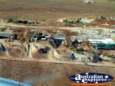 White Cliffs Town View from Above Ground . . . VIEW ALL WHITE CLIFFS FROM THE AIR PHOTOGRAPHS