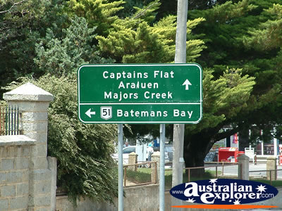 Braidwood Road Sign . . . VIEW ALL BRAIDWOOD PHOTOGRAPHS