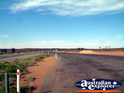 View of The Road to Broken Hill . . . CLICK TO VIEW ALL BROKEN HILL POSTCARDS