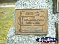 Tamworth Stan Coster Award . . . CLICK TO ENLARGE