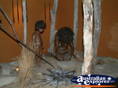 Uralla Museum Aboriginal Display . . . CLICK TO VIEW ALL URALLA POSTCARDS