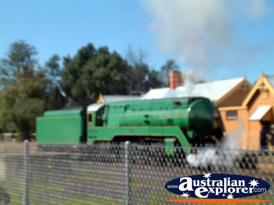 Narromine Train at Station . . . VIEW ALL NARROMINE PHOTOGRAPHS