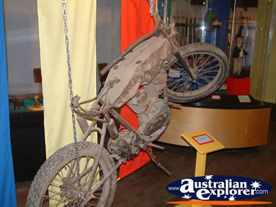 Uralla Museum Dirt Bike . . . CLICK TO VIEW ALL URALLA POSTCARDS