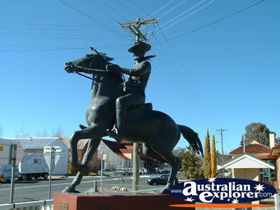 Captain Thunderbolt Statue Side View . . . VIEW ALL URALLA PHOTOGRAPHS