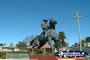 Captain Thunderbolt Statue Closeup . . . CLICK TO ENLARGE