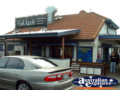 Byron Bay, Fish Heads Cafe . . . CLICK TO VIEW ALL BYRON BAY POSTCARDS