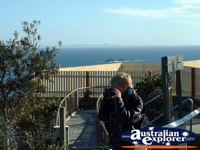 Lookout at Byron Bay Lighthouse . . . CLICK TO VIEW ALL BYRON BAY (LIGHTHOUSE) POSTCARDS