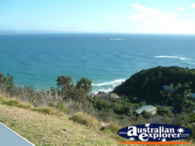 Scenery Surrounding the Byron Bay Lighthouse . . . CLICK TO VIEW ALL BYRON BAY (LIGHTHOUSE) POSTCARDS