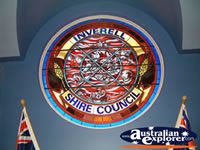 Closer View of Coat of Arms Inverell . . . CLICK TO ENLARGE