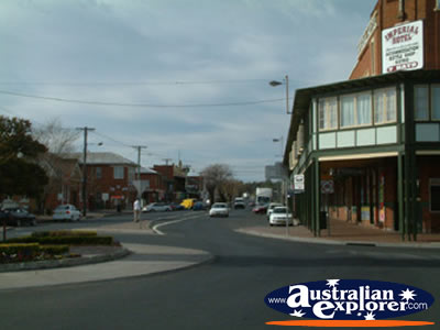 Main Street of Coonabarabran . . . CLICK TO VIEW ALL COONABARABRAN POSTCARDS