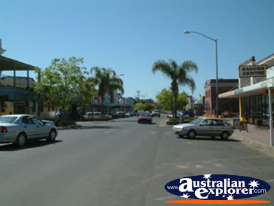 Main Street in Coonamble . . . CLICK TO VIEW ALL COONAMBLE POSTCARDS