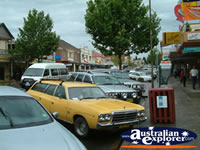 Cars parked on a Cooma Street . . . CLICK TO ENLARGE