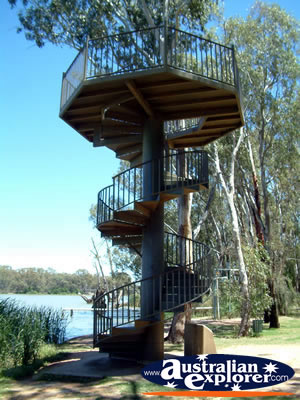 Wentworth viewing tower at river junction . . . VIEW ALL WENTWORTH PHOTOGRAPHS