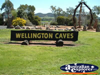 Wellington Caves Sign . . . CLICK TO ENLARGE
