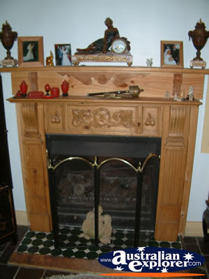 Manilla, Fireplace Inside Ambleside . . . CLICK TO VIEW ALL MANILLA POSTCARDS
