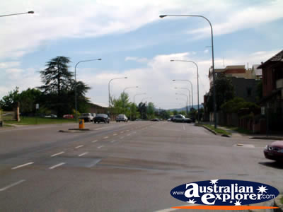 View down Goulburn Street . . . CLICK TO VIEW ALL GOULBURN POSTCARDS